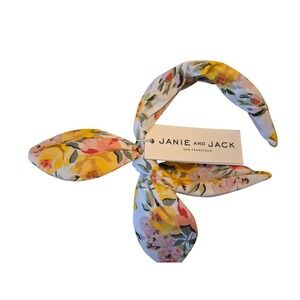 Janie and Jack Floral Fabric Headband Girl's Hair Accessory NWT